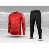 Jugend Torwart Fußballtrikots Set Erwachsene Torwart Fußball Uniform Schwamm Schutz gepolsterte Torwart Trikots Hosen