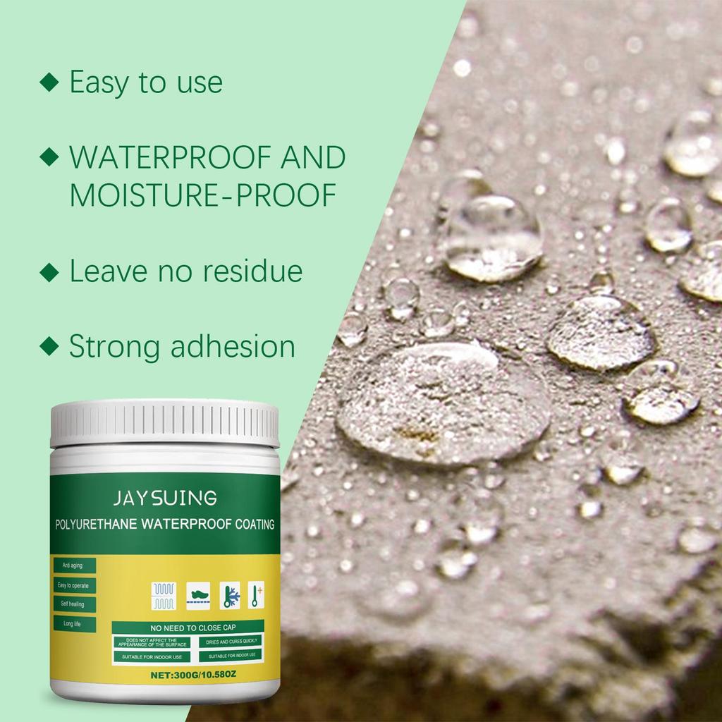 Jaysuing Adesivo impermeabilizante transparente mobiliário doméstico peitoril de janela revestimento impermeabilizante para banheiro remendo vazamento lacuna