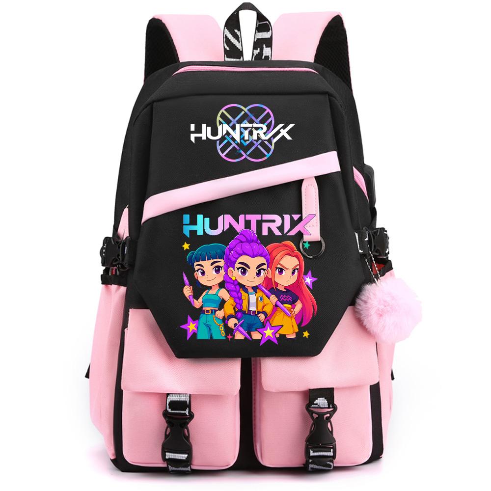 Anime K-pop Demon Hunters Printed Large Capacity Backpack for Teenger Student Girl Boy Back To School Bookbag Kid Gift Women Waterproof Travel Bag