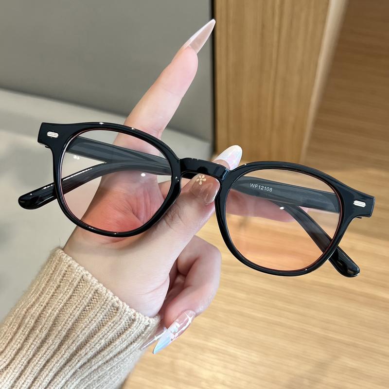 New Korean Round Plastic Sunglasses for Men and Women Fashion Trendy UV Resistant Glasses Outdoor Sunscreen Sunshade Eyewear