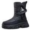 Fashion Fashion Round Toe Zip Design Brand Platform Women Boots Comfortable Waterproof Fluffy Snow Boots Winter Warm Botas Para Mujer