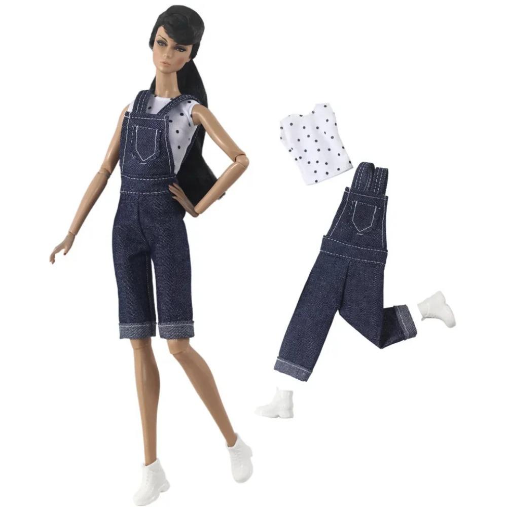 

Джинси на підтяжках Ляльковий одяг 1:Одяг масштабу 6 для ляльки 11,5 дюймів 30 см Багато стилів на вибір Подарунки для дівчаток аксесуари для ляльок fit 11.5 inch doll