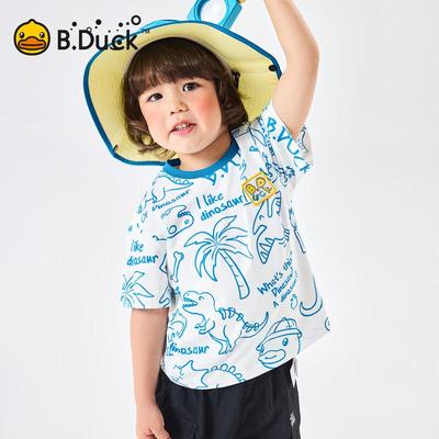 B.Duck Boys' Dinosaur Short Sleeve T-Shirt