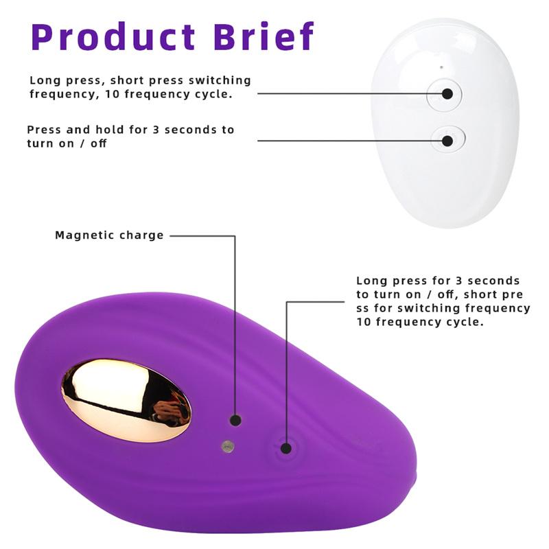 10frekvenční bezdrátové dálkové ovládání Masturbační zařízení Žena Ztlumení Silný šok Anální Sex Hračka Orgasmus Zábava pro dospělé