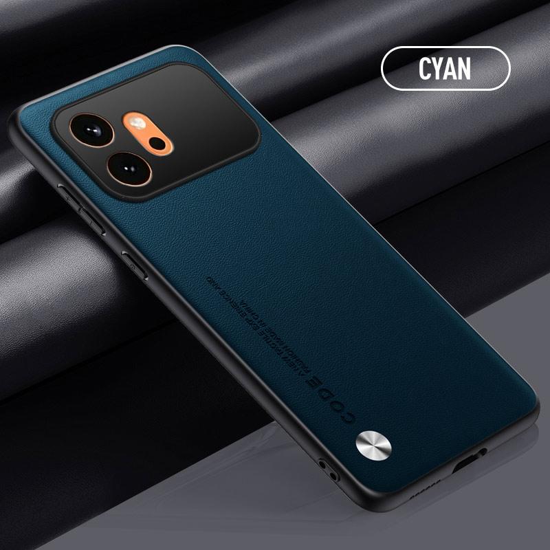 Plain PU Leather Matte Case For Honor 600 Pro Silicone Ultra Thin Soft Frame Shookproof Bumper Cover Shell For Honor 600Pro