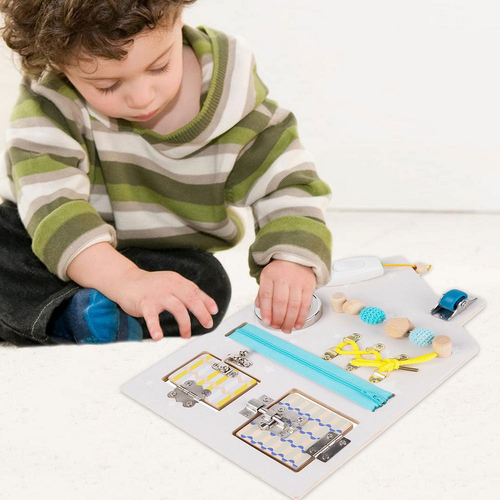 Educational Montessori Sensory Manipulative Board