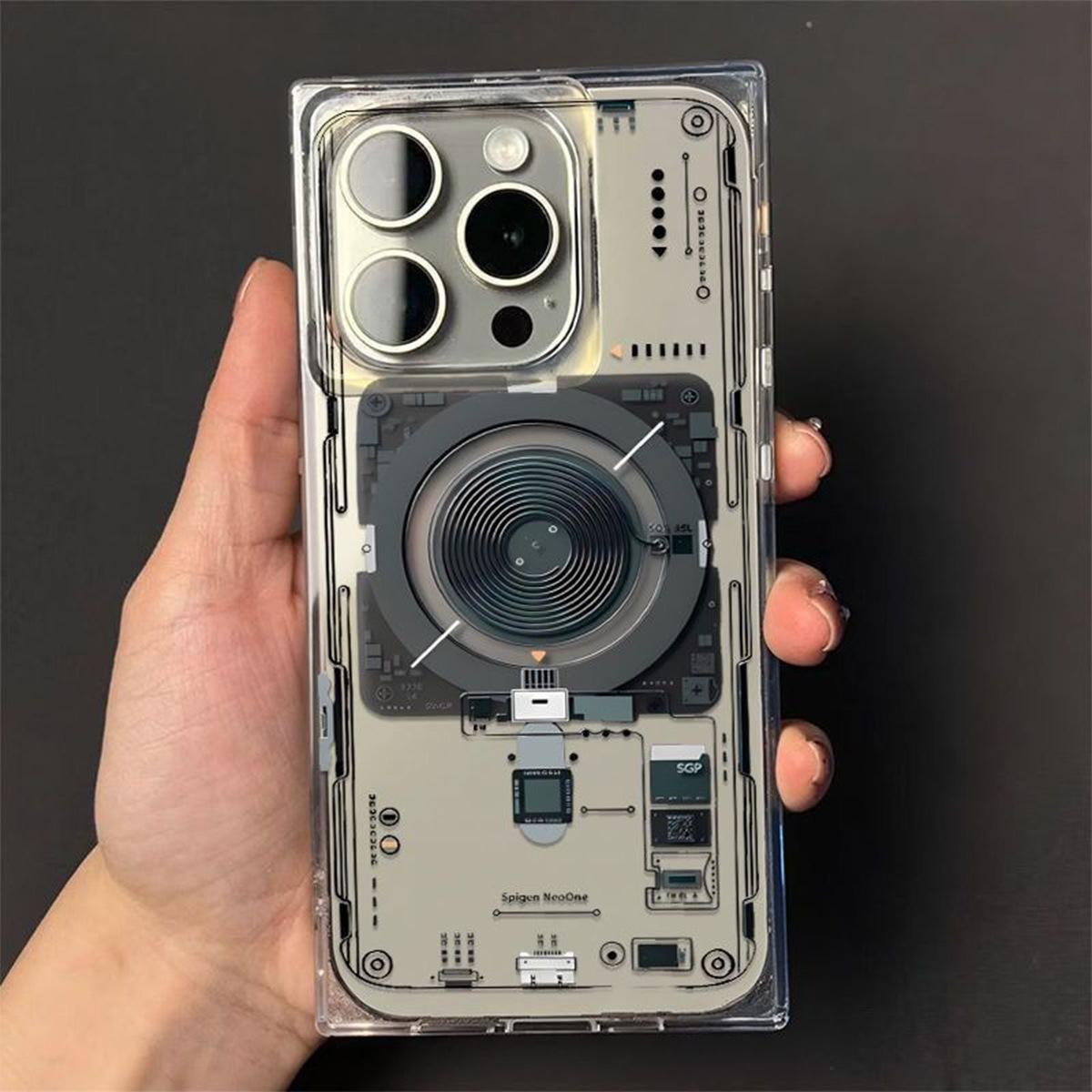 

For Apple Mobile Phone Protective Case Ice Crystal Cube Three-piece Set New Summer Cooling Half Pack Simple Female Trend Mobile Phone Case For iPhone 17PROMAX