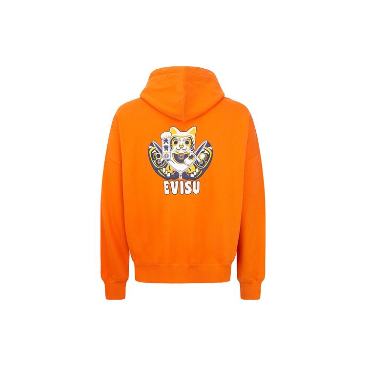 Evisu Sweatshirts Men's Hooded Moderate Regular 2EAHTM2SW332LFCT
