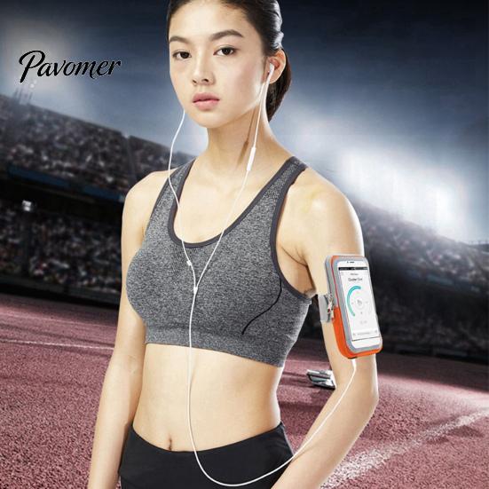 Wrist Bag Running Arm High Capacity Double Zippers Earphone Jack Touch Screen Double-layer Storage Mobile Phone Fasten Tape Outdoor Men And Women for