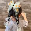 Children'S Hair Accessories Flower Bow Ribbon Hairpin Girls Braided Mesh Hairpin Princess Summer Super Fairy Headband Women