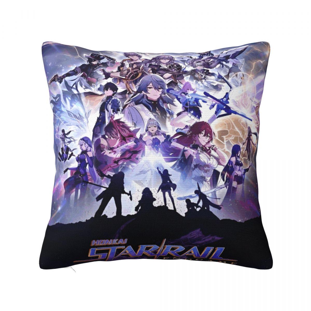 

Home Decoration Honkai: Star Rail Pillowcase Merch anime cartoon Pillow Cover Square Multiple Sizes 12x12Inch