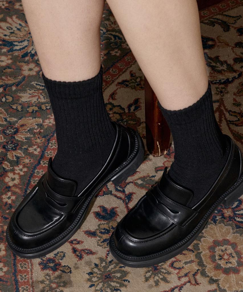 Jilbaijilseutyueoteu [Riv] Thick Cotton Socks 2Pack - 2 Colors
