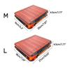 Portable Plastic Organizer-Case Fishing Baits Organizer-Fishing Lure Storage Box