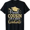 Cousin Senior 2025 Proud Cousin Of A Class Of 2025 Graduate T-Shirt