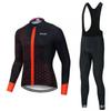 Men Women Cycling Outfit Set Long Sleeve Pants Quick Dry Bike Sportswear Autumn Winter Outdoor Riding