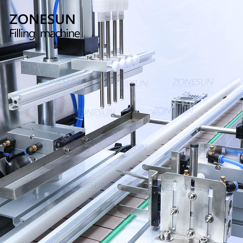 ZONESUN ZS-VTMP80C Automatic Magnetic Pump Filling Machine For Aerosol Soda Bottled Packing Bottle water wine Drink Perfume