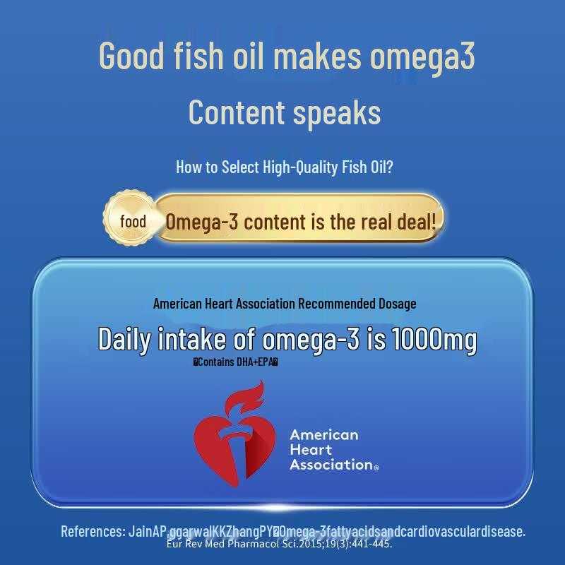 GNC Dreifachstärke Mini-Fischöl-Weichkapseln mit DHA EPA Omega-3
