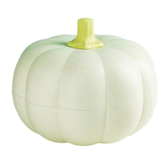 Pumpkin Snack Holder with Lid Pumpkin Fruit Bowl Stand Sturdy Fork Storage Organizer Halloween Thanksgiving Fall Party Decor Candy Box Tray for Snacks