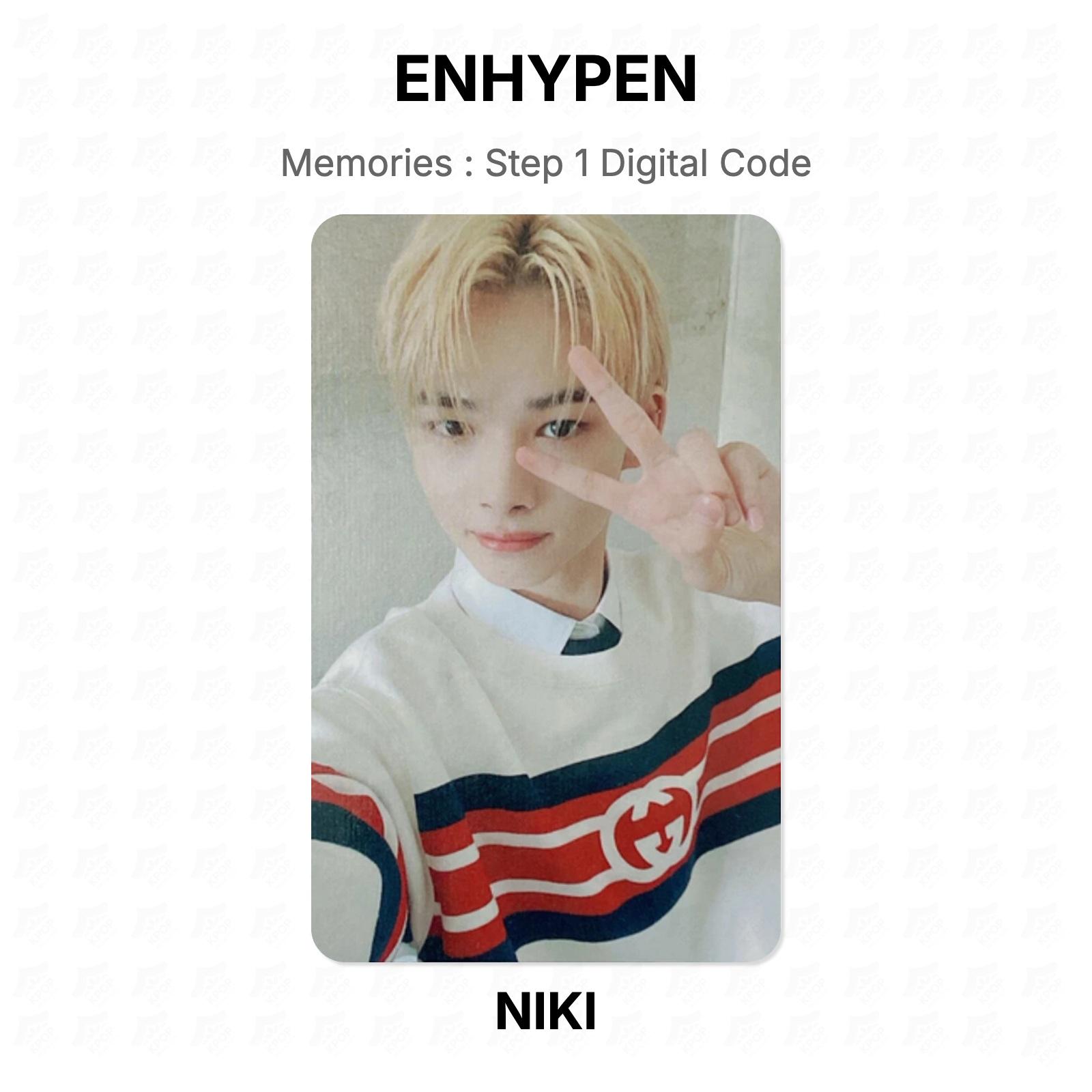 ENHYPEN Memories : Step 1 Official Photocard NI-KI