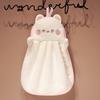 Cartoon Hug Cat Hand Towel Hanging Soft Absorbent Towel, Household Kitchen Cute Children'S Hand Towel