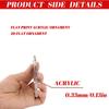 2D Acrylic Flat Car Interior Rearview Mirror Decoration Home Pendant