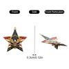 2D Acrylic Christmas Tree Ornament Flat Hanging Pendant for Holiday Party Decoration