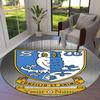 Sheffield Wednesday Football Club Custom Name Round Area Rug,Carpet Rug for Living Room Bedroom Sofa Playroom Decor,Non-slip Floor Mat