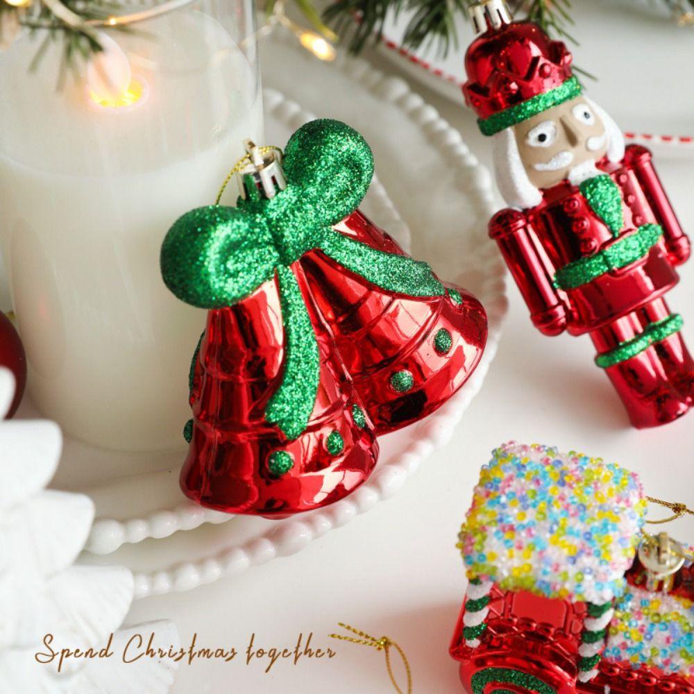 Hand-Blown Glass Hanging Ornaments Eco-Friendly Material Festive Tree Decorations Home Party Decor