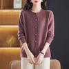 Women's Camisole-Matching Cardigan Sweater Jacket Knitwear Spring Autumn Thickened Outer Wear Loose Plus-Size High-Grade Top