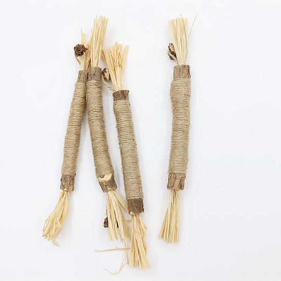 Katzen Silberwein Stöcke Natürlicher Silberwein Katzen Kauspielzeug Zahnsticks Verdauungsverbesserung Beseitigen Haarballen für Katzen Leckerlis Training Spiel