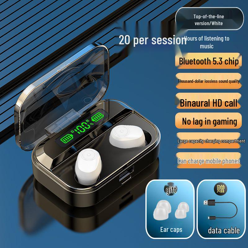 Mini Wireless Bluetooth 5.4 Dual Ear Earbuds for Sports - Compatible with Huawei, OPPO, Apple, Vivo