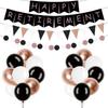 Party zum Thema Ruhestand: „HAPPY RETIREMENT“ Buchstaben-Girlande, Ruhestands-Dekorationen und Ballon-Ornamente