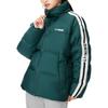 LiNing Logo Casual Short Stand Collar Down Jacket Unisex Outerwear Sea-Pine-Green AYMS337-5