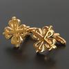 Kamakura Cufflinks Workshop Gold Cross Clover Cufflinks Cf1919