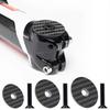 Light Weight Carbon Fibers Bicycles Headset Caps with Durability Titaniums Screws for Mountain Bikes