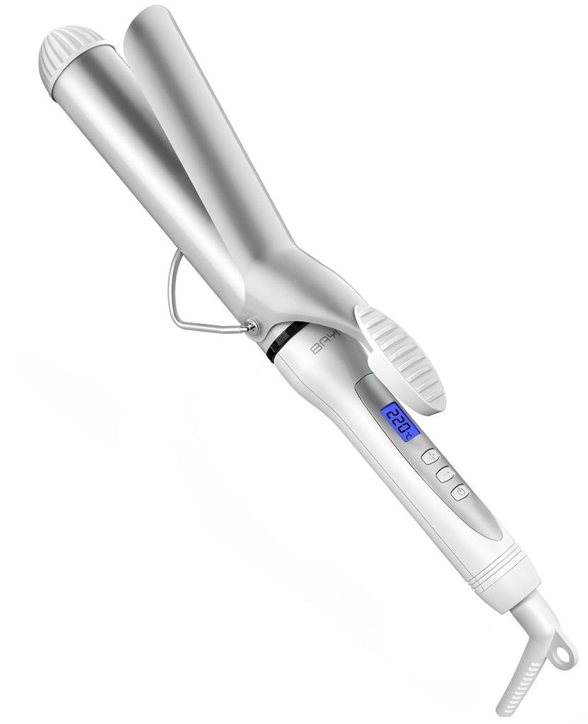 BAYATA Curling for Long 25 Temperature Settings from To Professional International Long Curls Iron, 38mm, Hair, 100°C 220°C, Grade, 100V-240V,