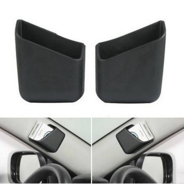 1Pair Car Organizer Auto Truck Pillar Storage Box Cigarette Phone Glasses IC Card Holder Organizers Bag Car Styling Accessories