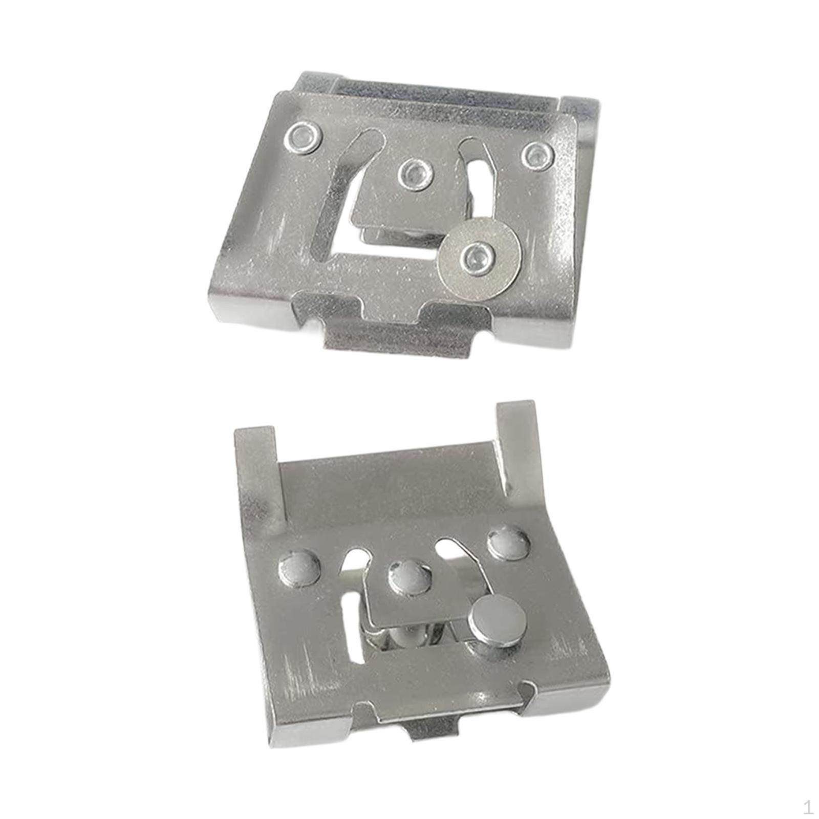 

2 шт. Механизм фиксации шнура Железные фиксаторы Устройство для оконной шторы Предотвращает ослабление для 2-дюймовых низких