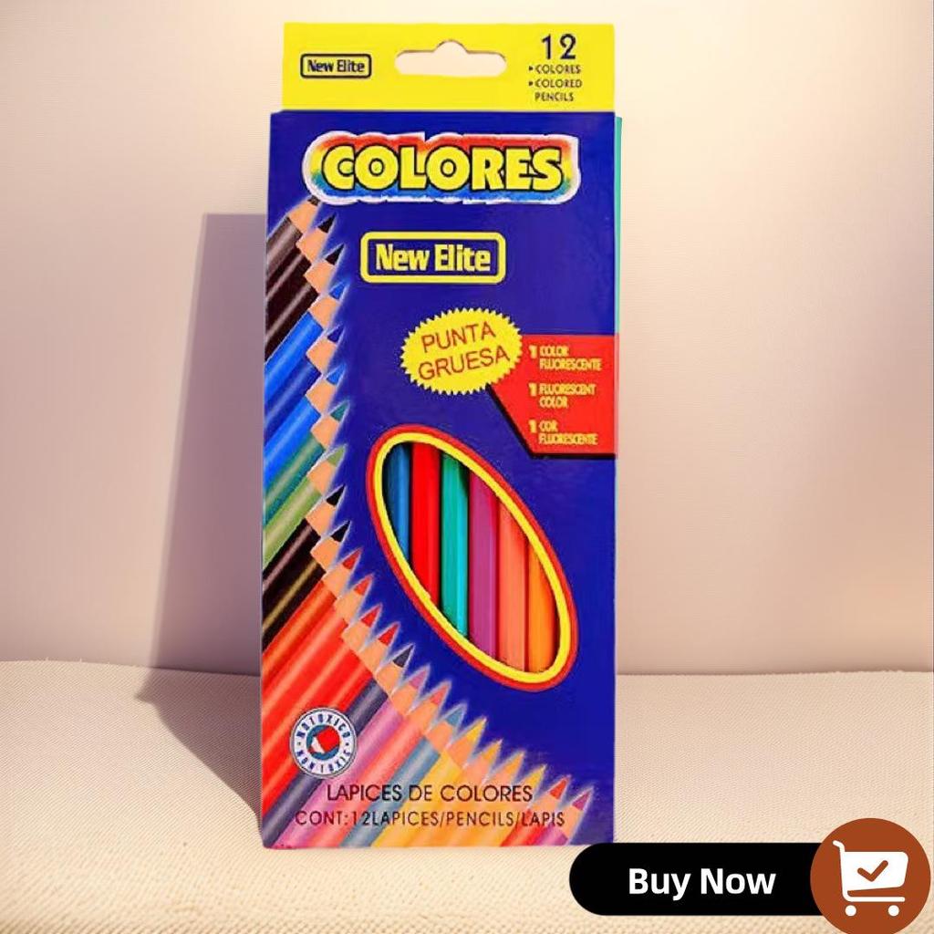 Oil-Based Colored Pencil Set for Kids - 12/18/24/36 Colors