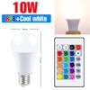 220V E27 LED Bombillas LED 3W 5W 10W 15W IR Remote Control Changeable Colorful RGB LED Lamp Spotlight Bulb Christmas Halloween Atmosphere Lights