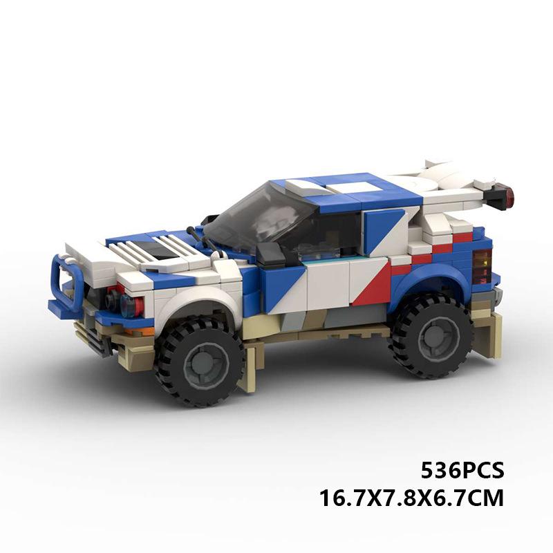 

Compatible Building Blocks for LEGO MOC-188388: Lancia Dakar Creative Car Model Ornament Gift Without printed parts, stickers included