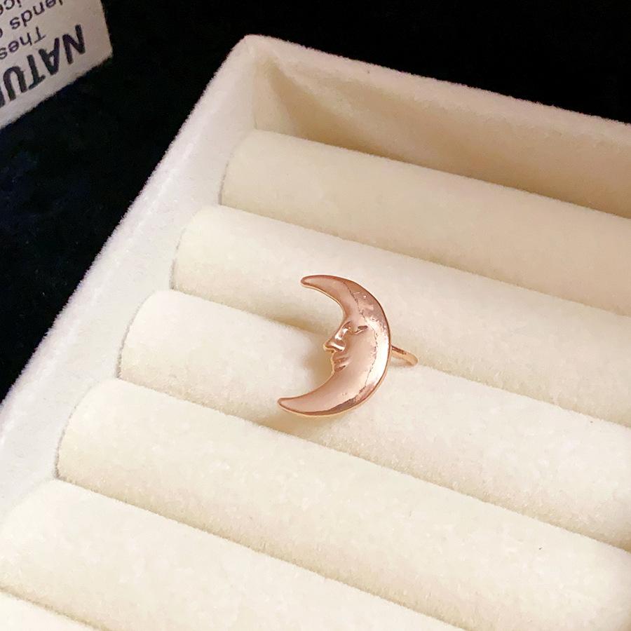European and American Metal Starfish Moon Sun Flower Ear Clips Light Luxury High-end Earrings Fashion Simple Commuter Earrings Women