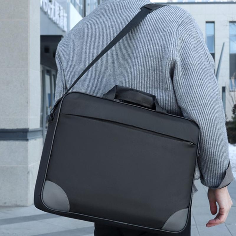 Convenient 15.6 In Laptop Bag Notebooks Sleeve Case Crossbody Bag Shoulder Handbag for Commuters and Work Travel