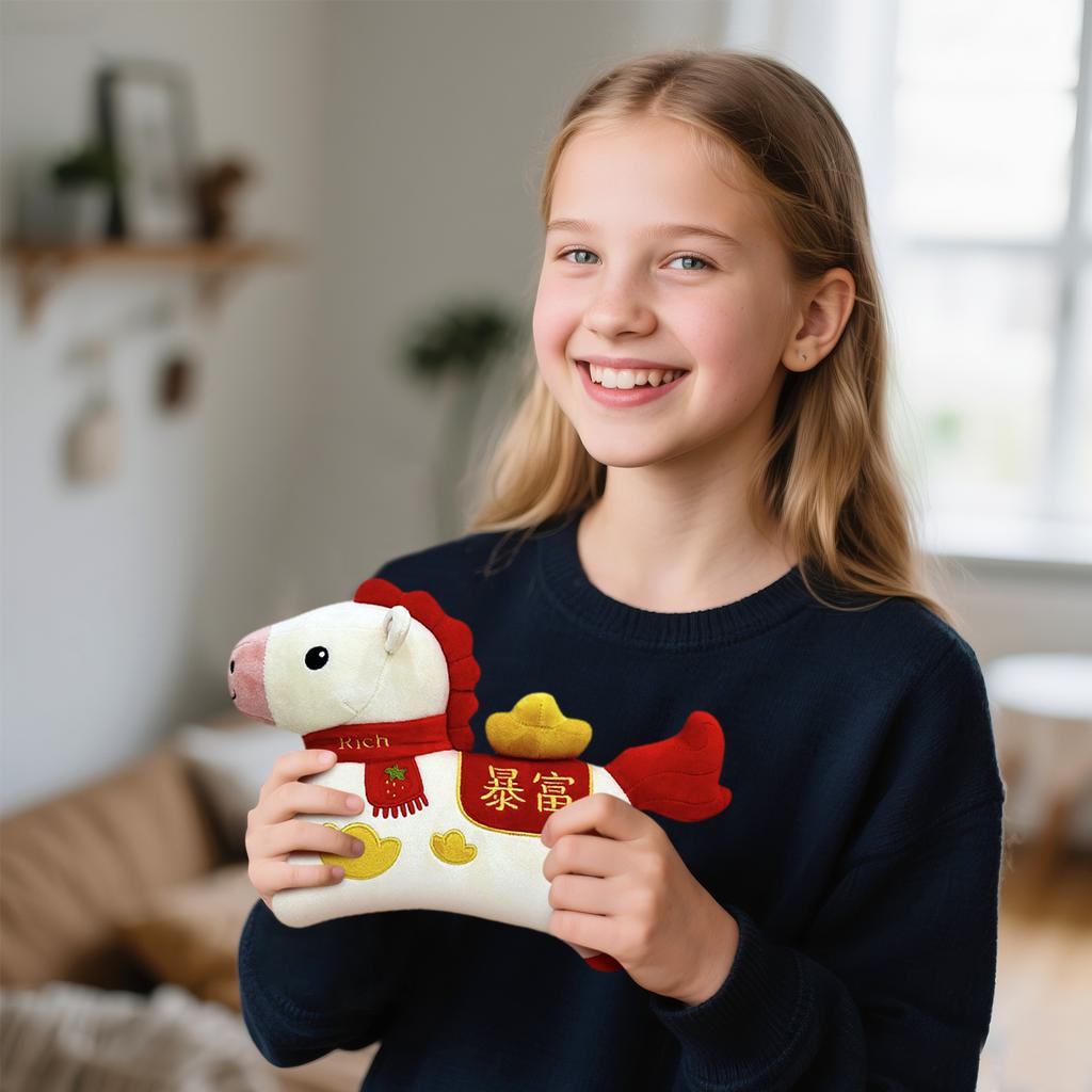 Plyšová Panenka, Dárek Hračka, Kreslený, Dětská Hadrová Panenka, Dětský Dárkový Polštář