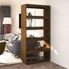 Day and Night - Day and Night Shelving/space Divider Honey Brown Pine 80x35x167 Cm