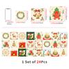 Christmas Tile Decoration Stickers Kitchen Oil-Proof Stickers Bathroom Bedroom Renovation Wall Stickers European Style Self-Adhesive Wall Paper