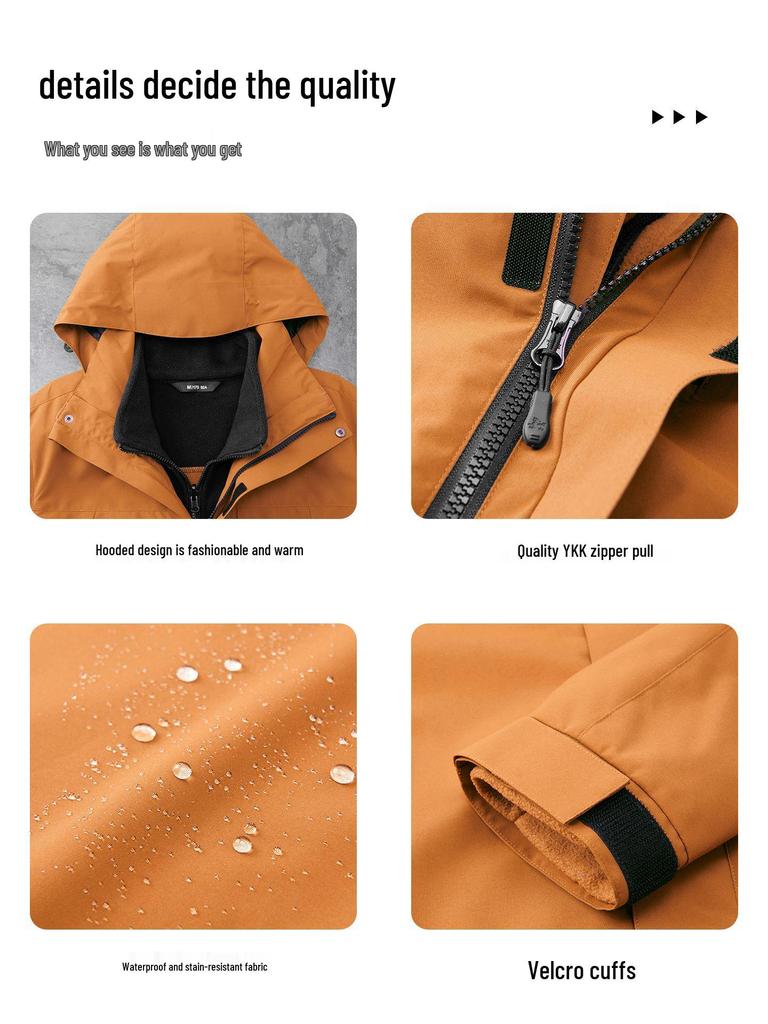 Men's Custom Logo Camouflage Workwear Jacket - Autumn/Winter