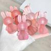 Elegant Lip Gloss Charm Keychain Fashion Rabbit Key Ornament Rabbit Key Pendant Perfect for Daily Wear and Party Wear