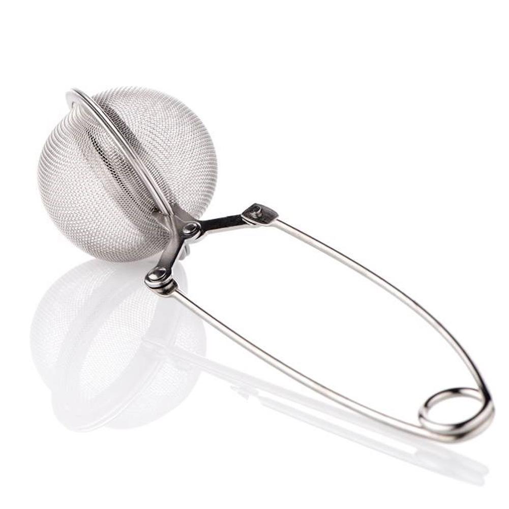 Stainless Steel Mini Cocoa Powder Sifter Tea Strainer 15.5x4.5cm