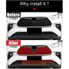 For Toyota Highlander XU70 Kluger 2020 2021 2022 2023 2024 Car Front Grille Insect Screen Modification Part Accessories